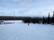 Leichte Piste im Talbereich Sport Resort Ylläs