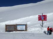 Pistenplan im Skigebiet