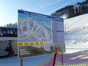Pistenplan an der Talstation