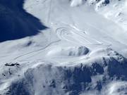 Überblick Langlaufloipe Lazaun