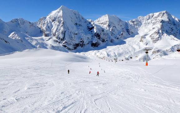 Größter Höhenunterschied im Suldental – Skigebiet Sulden am Ortler (Solda all'Ortles)