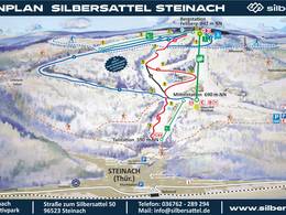 Pistenplan Silbersattel – Steinach