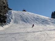 Die schwere Hauber Abfahrt