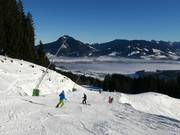 Mittelschwere Familienabfahrt