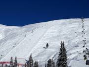 Schwere Piste an der Falschbachbahn