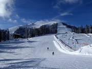Blick von der Mittelstation bis zur Bergstation
