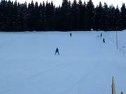 Blick auf die leichte Piste