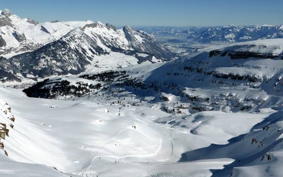 Höchstes Skigebiet im Kanton St. Gallen – Skigebiet Chäserrugg – Unterwasser/Alt St. Johann (Toggenburg)