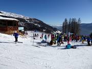 Skikurseinteilung am Morgen