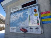 Informationstafel an der Talstation