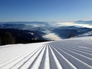 Perfekte Pistenpräparierung auf der Gerlitzen