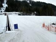 Turtle Creek mit Förderband an der Talstation