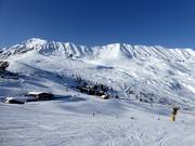 Leichte Pisten am Komperdell und Plansegg in Serfaus