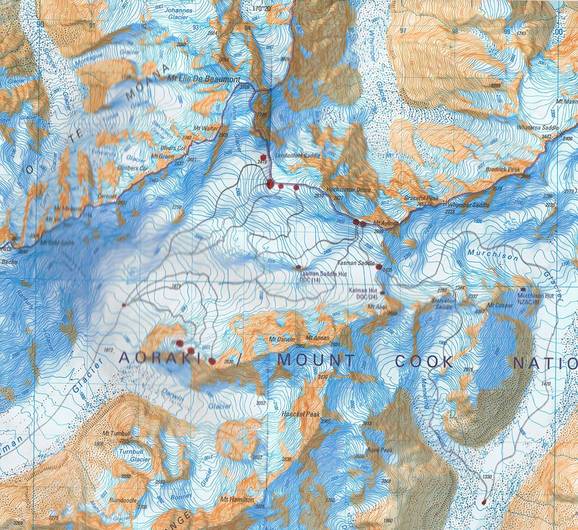Tasman Glacier Heli-Skiing