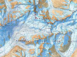 Pistenplan Ben Ohau Heli Skiing