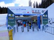 Informationen beim Einstieg an den Liften