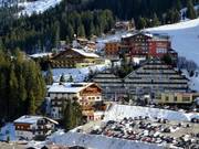 Blick auf das Hoteldorf Hochfügen