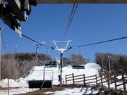 Mont Saint-Bruno Triple-Nord A - 3er Sesselbahn fix geklemmt