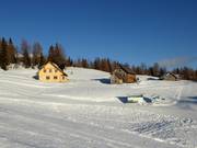 Tauplitzalm-Dorf am Skigebiet