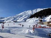 Blick auf das Skigebiet Realp