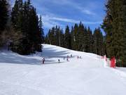 Leichte Piste Panorama