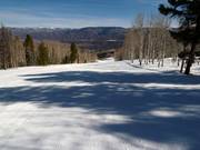 Perfekt präparierte Piste am Buttermilk Mountain