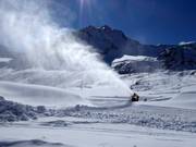 Schneekanone am Pitztaler Gletscher