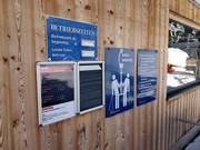 Informationen an der Talstation