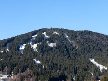 Böhmerwald: Größe der Skigebiete – Größe Špičák