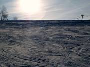 Präparierte Piste am Bläsiberg