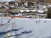 Anfängerpiste Abrahamwiese neben der Talstation der Gondelbahn
