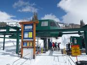 Informationen am Einstieg der Lifte