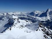 Blick vom Schilthorn in Richtung Birg und Obere Hubel