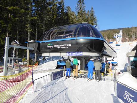 Černá hora - Pec: beste Skilifte – Lifte/Seilbahnen Černá hora – Janské Lázně