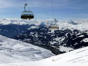 Heimberg-Motta - 6er Hochgeschwindigkeits-Sesselbahn (kuppelbar) mit Abdeckhauben