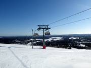 Panorama vom 492 m hohen Gipfel