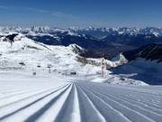 Perfekte Pistenpräparierung an der Schmiedingerbahn