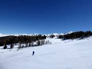 Mittelschwere Panorama-Piste am Unterrat