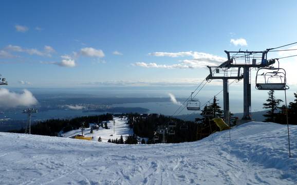 Skifahren bei North Vancouver