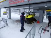 Das Personal ist am Einstieg immer präsent