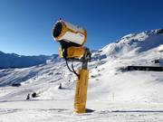 Umfassende Beschneiung auf der Schlossalm