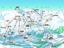 Pistenplan St. Moritz – Corviglia