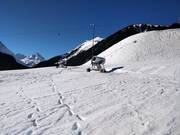 Die beiden Schneekanonen in der Skiarena Mathon