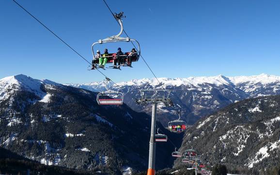 Drautal: beste Skilifte – Lifte/Bahnen Goldeck – Spittal an der Drau