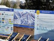 Informationstafel bei den Zirbenliften