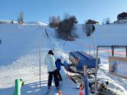 Brigels Tellerlift (Schneesportschule) - Seillift/Babylift mit niederer Seilführung