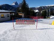 Hinweis: schwarze Piste