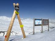 Pistenplan im Skigebiet