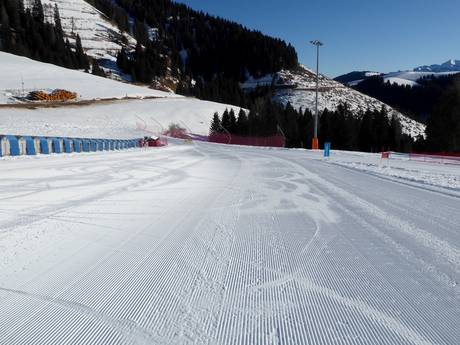 Skigebiete für Anfänger in den Fleimstaler Alpen – Anfänger Lagorai/Passo Brocon – Castello Tesino