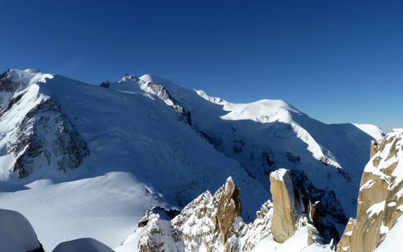Größter Höhenunterschied in Frankreich – Skigebiet Aiguille du Midi (Chamonix)